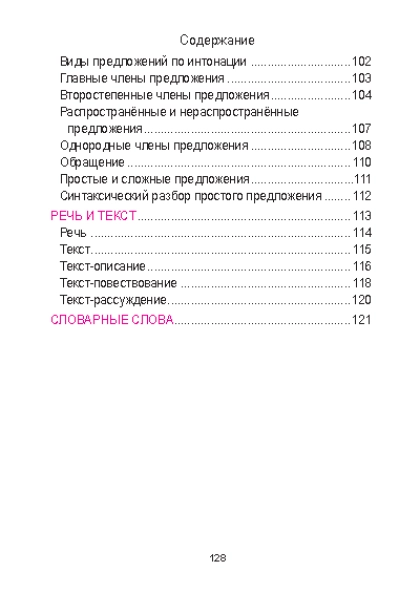 Русский язык Курс начальной школы в таблицах