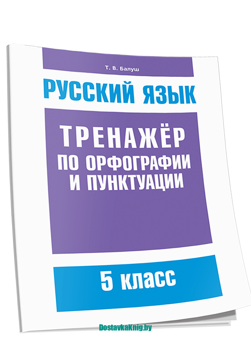 Русский язык 5 класс Тренажёр по орфографии и пунктуации